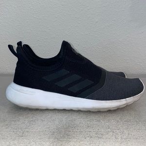 Adidas Womens Lite Racer Running Shoes Size 7.5 Style F36675 in black/gray